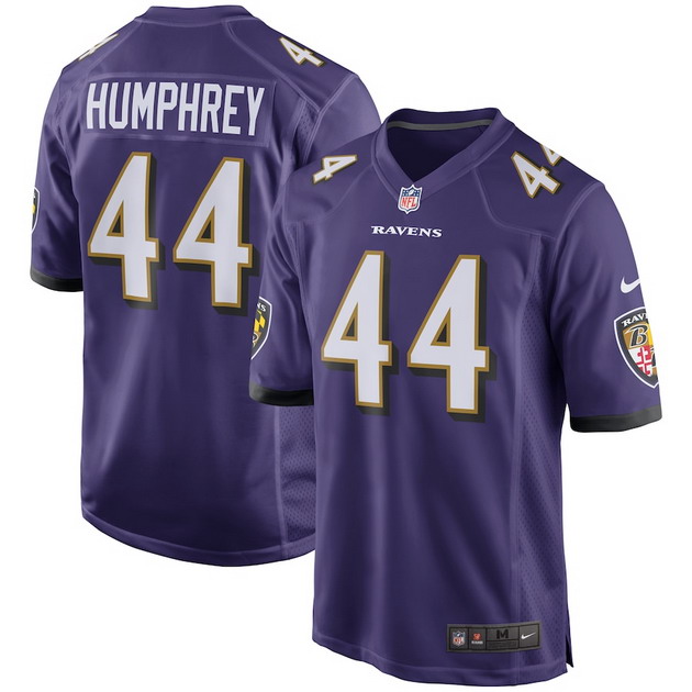 mens nike marlon humphrey purple baltimore ravens player game jersey